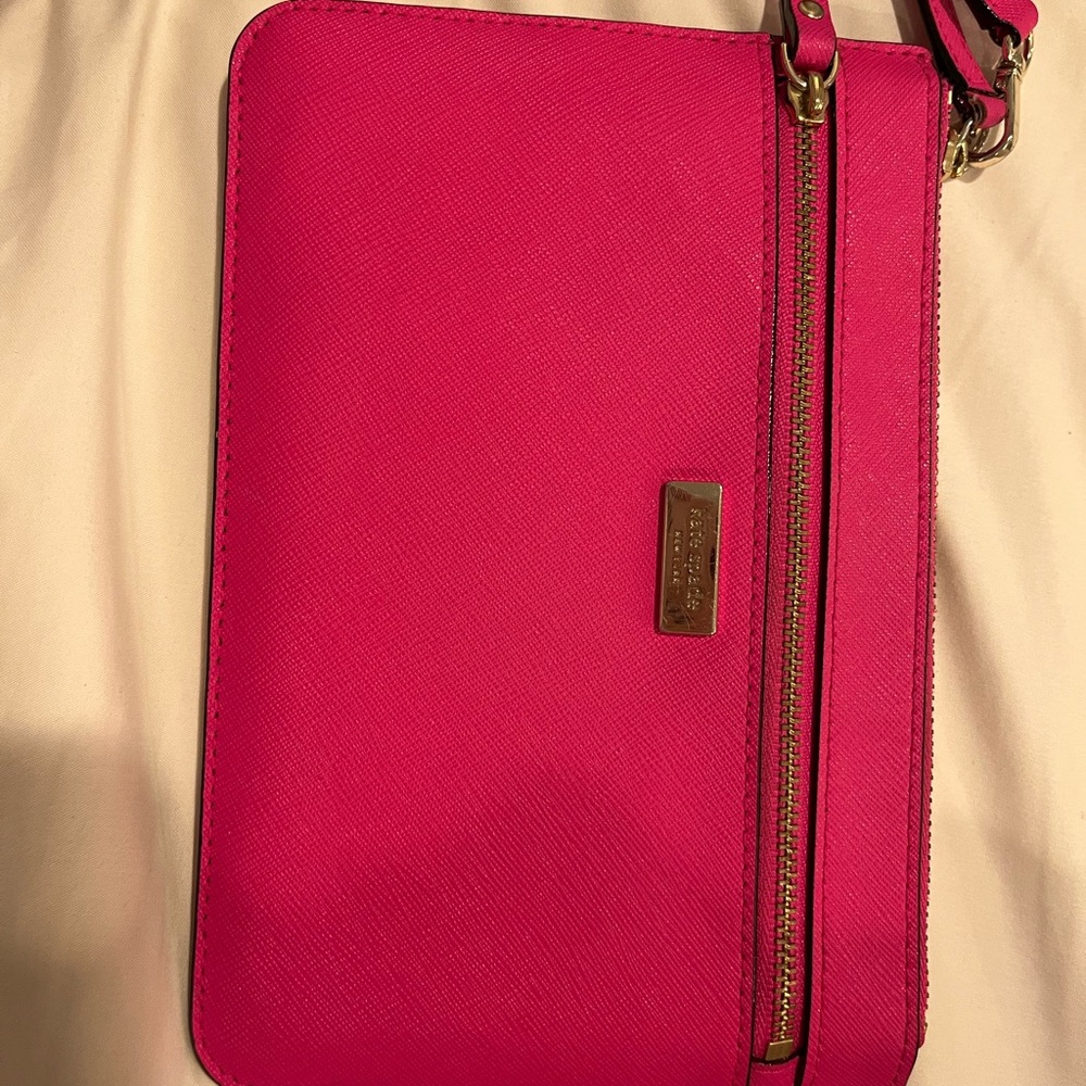 Kate Spade hot pink wristlet